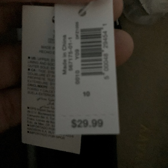 Old navy woman’s shoes size 10 NWT Black - Picture 7 of 10